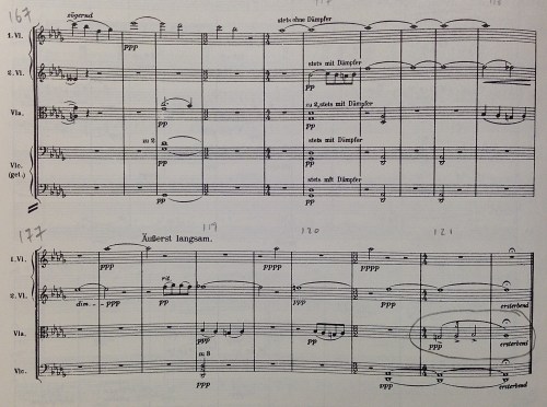 the final nineteen measures of Mahler's Ninth Symphony