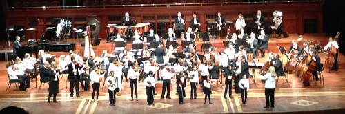 Nashville Symphony Suzuki Program students perform with the Nashville Symphony at a Young People's Concert.March 4, 2015