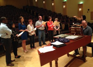 Participants Chorus - Mareike Sattler is not pictured as she was taking the photo