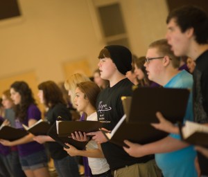 Nashville School of the Arts Festival Choir rehearses selections from the Mozart Requiem, April 28, 2012