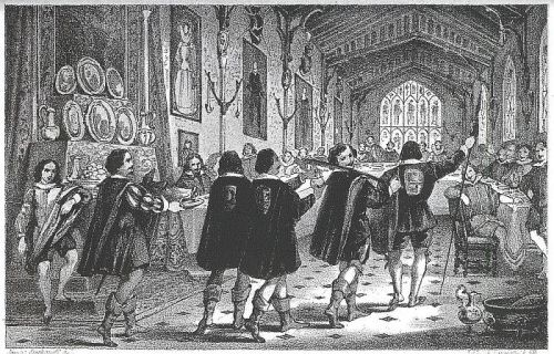 Ushering in the Boar's Head ~ "Sandys", 1852