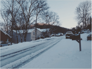 from my Instagram feed: snowed in on Saturday