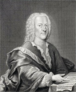 Georg Philipp Telemann ~ Engraving by Georg Lichtensteger, c. 1745.