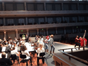 from my instagram feed: students from NSA dance to Copland's "Hoedown", March 9, 2016