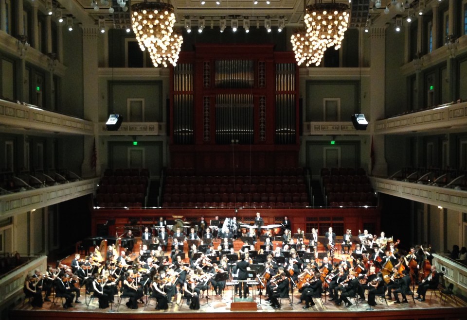 The Nashville Symphony and Curb Youth Symphony perform the annual Side By Side concert, May 19, 2016, Schermerhorn Symphony Center, Nashville