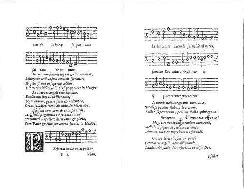 Personent Hodie, Piæ Cantiones, 1582