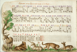 a page from the Capirola Lute Book