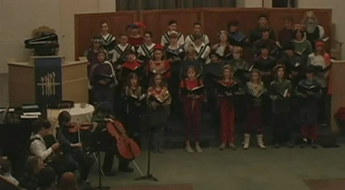 Concert Chorus performs Ose Shalom at The Feast of Stephen ~ December 8, 2006