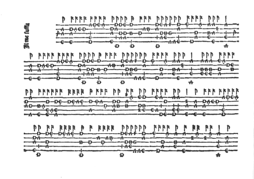 Il me suffit (Claudin) for lute solo from Introduction (1529) ~ click to enlarge
