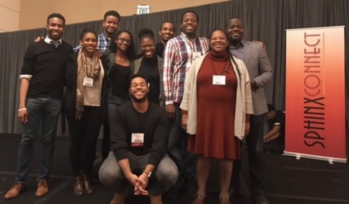 Atlanta Symphony TDP alumni gather for a photo at SphinxConnect 2017